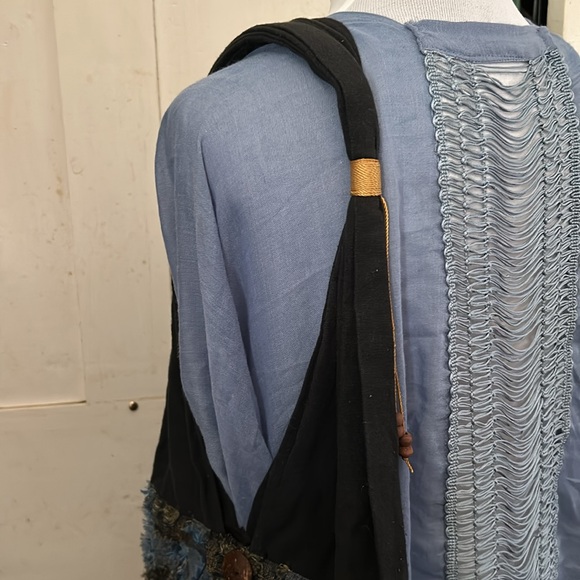 SALE3/$50 OOAK Handcrafted Hobo Bag Hippie Boho Lightweight Festival Cottagecore - Picture 4 of 8